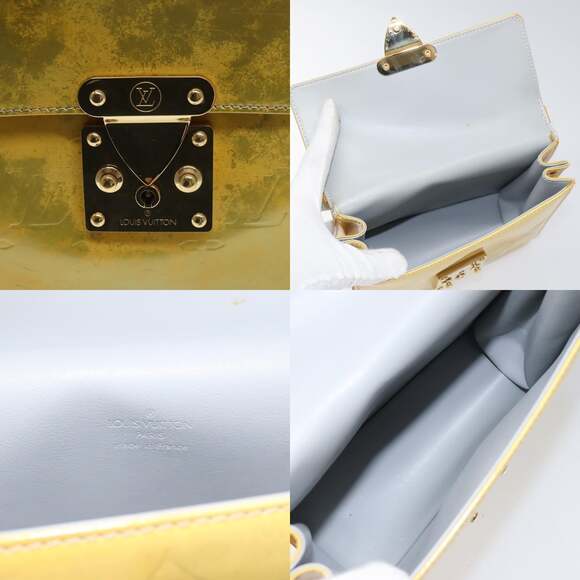 LOUIS VUITTON Monogram Vernis Spring Street Hand Bag Gris M91029 - Picture 11 of 12